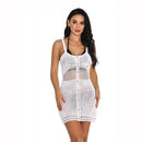 Knitted Bikini Cover-Up With Hollow Out Design Which Looks Elegant On Any Ocassions. - ibuyxi.com