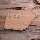 Knitted Handmade Crochet Beach Swimsuit  Bikini Set Especially Made For Summer Bathing. - ibuyxi.com