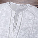 Crochet Knitted Robe Pleated Smock Beach Cover up, iBuyXi.com, summer outfits, crochet cover ups, beach dresses, sundresses, women clothing, online shopping store, free shipping, smock dresses