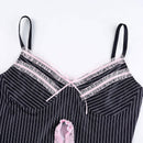 Lace Bow Aesthetic Crop, Tops Tank,Top Tee Camisole Streetwear,100% brand new, high quality, and most fashion women sexy crop,cami top y2k camisole tank Specially design, perfect gift, Valentine's day, birthday clothes, iBuyXi.com