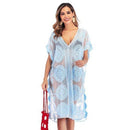 Lace Embroidered Bikini Cover Up, iBuyXi.com, Bikini Cover Up, Women Clothes, Summer collection, women clothing, lce sexy cover up, beach dress, beach women outfits, cocktail dress, free shipping