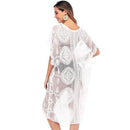 Lace Embroidered Bikini Cover Up, iBuyXi.com, Bikini Cover Up, Women Clothes, Summer collection, women clothing, lce sexy cover up, beach dress, beach women outfits, cocktail dress, free shipping