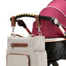 Large Capacity 7 Pieces Set Baby Diaper Tote Bags, Convertible Baby Diaper Bag Changing Bed, Convertible Baby Diaper Bag Changing Bed, diaper bag backpack ,for many occasions like shopping, outing, traveling, etc., for Infants A, iBuyXi.com