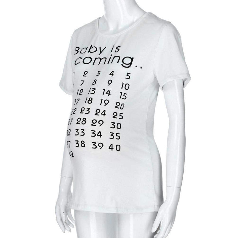 Maternity Countdown Calendar Shirt, iBuyXi.com Shop Unique Selection, Baby Shower Gift Idea, Mommy Baby, Pregnancy Pillow, Baby Is Coming Countdown, Baby Shower, New Mommy Gift Idea, New Mommy, Mom To Be