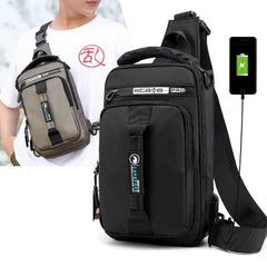 Multi Functional USB Charging One-Shoulder Backpack