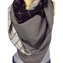 Neck Gaiter Button Scarf, iBuyXi.com Online shopping store, Women clothing, casual style clothing, winter collection, fall season clothing, neckerchief scarf, stylish scarf, free shipping