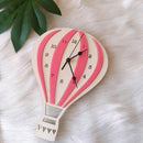 Nordic Style Hot Air Balloon Clock For Children Room,Cute Wall Clock Home Decoration,New style,iBuyXi.com