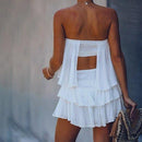 Off Shoulder Solid Sleeveless Layered Ruffle Romper,Short Romper,Sleeveless Top Slim Short Tassel Loungewear, Boho style Snake Printed, Wrap Midi Dress, Deep V-neck Backless Boho Floral Print Romper Oblong neck, Solid color, High waist, Back button closure, Long Pants Jumpsuits Romper with Belt. Women trendy elegant style and wide leg ,Casual jumpsuit with ruffles sleeves, long romper, short sleeve pantsuit with belts, crew neck pant suits, cocktail jumpsuit, long pants, iBuyXi.com