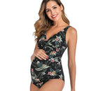 One-Piece Floral Printed Pregnancy Swimwear With Bodysuit Which Looks Stunning At Many Occasions. - ibuyxi.com