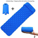  Outdoor Camping Mat Ultra-Light, Self Inflatable Mattress Hiking Tent Mat, Air Cushion Portable Sleeping Pad Waterproof Mattress, Inflatable and Air Mattress for Camping, Hiking, iBuyXi.com