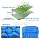  Outdoor Camping Mat Ultra-Light, Self Inflatable Mattress Hiking Tent Mat, Air Cushion Portable Sleeping Pad Waterproof Mattress, Inflatable and Air Mattress for Camping, Hiking, iBuyXi.com