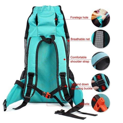 Outdoor Pet Dog Carrier Bag, Pet Carrier Backpack for Cats and Small Dogs, Ventilated design, safety strap, buckle bracket, Designed for travel, hiking, and outdoor use, iBuyXi.com