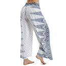 White High Waist Yoga Pants Loose Side Slits, Online Shopping iBuyXi.com, Yoga bottom, Bohemian Style Yoga Pant, Casual Loose Yoga Pant, Meditation Pant, Colorful Yoga Pant, Loose Yoga Bottom, Sporting Goods Supplies