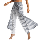 White High Waist Yoga Pants Loose Side Slits, Online Shopping iBuyXi.com, Yoga bottom, Bohemian Style Yoga Pant, Casual Loose Yoga Pant, Meditation Pant, Colorful Yoga Pant, Loose Yoga Bottom, Sporting Goods Supplies