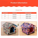 Outdoor Waterproof Comfortable Pet Bed House Cave Sleeping Bed Indoor Warm House for Small Medium Dogs Cat Puppy Kennel, iBuyXi.com 
