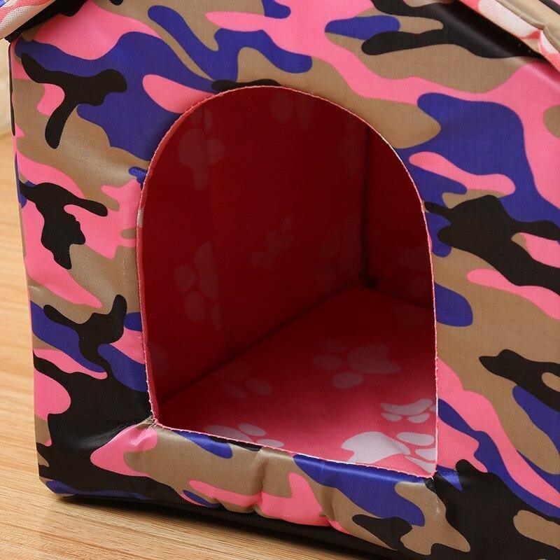 Outdoor Waterproof Comfortable Pet Bed House Cave Sleeping Bed Indoor Warm House for Small Medium Dogs Cat Puppy Kennel, iBuyXi.com 