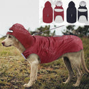 Pet Large Dog Raincoat Waterproof, Big Dog Clothes Outdoor Coat, Rain Jacket For Golden Retriever, Labrador Husky Big Dogs 3XL-5XL, Reflective Strip Hooded Dog Raincoat, iBuyXi.com