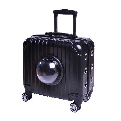 Pet Stroller Carrier Traveling Trolley Case Space Capsule Suitcase, ibuyxi.com