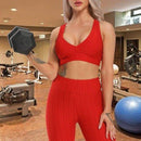 2 Piece Set Seamless Fitness Women Yoga Sport Suits, High Stretchy Sport Set, Sports Bra High Waist ,Legging Gym Athletic Yoga Set, The Loose Fitting Design,100% brand new, high quality, and most fashion women sexy crop, cami top y2k camisole tank Specially design, perfect gift, Valentine's day, birthday clothes, iBuyXi.com