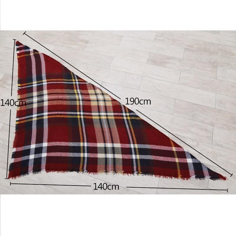 Winter Women Plaid Scarf, Thick Warm, Cashmere Scarves For Lady stole, Women's Cozy Tartan, Scarf Wrap Shawl Neck,Stole Warm Plaid, Checked Pashmina Design,100% brand new, high quality, and most fashion women, Specially design, perfect gift, Valentine's day, birthday clothes, iBuyXi.com