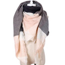 Plaid Thick Cashmere Scarf, Winter Women Plaid Scarf Thick Warm Cashmere Scarves For Lady Shawls Bandage Female Soft Blanket Bandana Stoles, iBuyXi.com, Online shopping store, women clothing, scarves for sale, free shipping, high quality scarf, winter scarf, gift for girlfriend