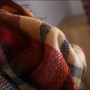 Plaid Thick Cashmere Scarf, Winter Women Plaid Scarf Thick Warm Cashmere Scarves For Lady Shawls Bandage Female Soft Blanket Bandana Stoles, iBuyXi.com, Online shopping store, women clothing, scarves for sale, free shipping, high quality scarf, winter scarf, gift for girlfriend