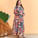 Plus Size Bohemian Dress, Summer Long Sleeve Floral Print, Boho Beach Dress, High Waist Maxi Long Dresses, Loose but Curvy, Flowy well, Cute and Elegant, Plus Size Sleeveless Strap Lace Patchwork Maxi Dress Lace Mesh Maxi Dress, strap sleeveless Long, iBuyXi.com