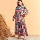 Plus Size Bohemian Dress, Summer Long Sleeve Floral Print, Boho Beach Dress, High Waist Maxi Long Dresses, Loose but Curvy, Flowy well, Cute and Elegant, Plus Size Sleeveless Strap Lace Patchwork Maxi Dress Lace Mesh Maxi Dress, strap sleeveless Long, iBuyXi.com