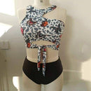 Plus Size Butterfly Bikini Set, Beach Wear, Swimsuit Bandage Bathing Suit, iBuyXi.com