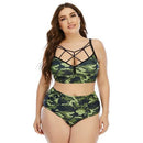 High-Waist Swimwear Bikini Set, Plus Size Swimsuit, Push Up Bathing Suit, Summer Clothes. iBuyXi.com