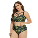 High-Waist Swimwear Bikini Set, Plus Size Swimsuit, Push Up Bathing Suit, Summer Clothes. iBuyXi.com