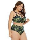 Plus Size Xxxl High Waist Bikini Set Swim Suit ,  High-Waist Swimwear Bikini Set, Push Up Bathing Suit, Summer Clothes. iBuyXi.com Plus Size beach wear