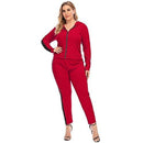 Plus Size Casual Tracksuit - iBuyXi.com