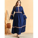 Plus Size Woman Dress, Autumn Winter, Flare Long Sleeve Embroidery Casual Long Dress High Waist Maxi, Muslim Dresses,Loose Oversized Muslim Abaya, Dress Women Long Sleeve Floral Print, Plus Size Long Sleeve Floral Print Casual Maxi Dress, Summer Long Sleeve Floral Print, High Waist Maxi Long Dresses, Loose but Curvy, Flowy well, Cute and Elegant, Plus Size Sleeveless Strap Lace Patchwork Maxi Dress Lace Mesh Maxi Dress, iBuyXi.com