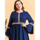 Plus Size Woman Dress, Autumn Winter, Flare Long Sleeve Embroidery Casual Long Dress High Waist Maxi, Muslim Dresses,Loose Oversized Muslim Abaya, Dress Women Long Sleeve Floral Print, Plus Size Long Sleeve Floral Print Casual Maxi Dress, Summer Long Sleeve Floral Print, High Waist Maxi Long Dresses, Loose but Curvy, Flowy well, Cute and Elegant, Plus Size Sleeveless Strap Lace Patchwork Maxi Dress Lace Mesh Maxi Dress, iBuyXi.com
