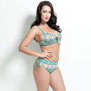 Maternity Swimsuit With Halter Pattern Which Looks Elegant On Spring Bathing And Also Comes In Large Size. - ibuyxi.com