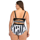 Plus Size Xxxl High Waist Bikini Set Swim Suit , Plus Size beach wear, High-Waist Swimwear Bikini Set, Push Up Bathing Suit, Summer Clothes. iBuyXi.com