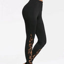 Plus Size High Waist Lace Yoga Pant, Online Shopping iBuyXi.com, Plus size sports pants, Sports outfits, Plus size Yoga tights, Lace Plus Size Trouser, lus Size activewear, Plus size Yoga outfits