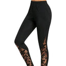 Plus Size High Waist Lace Yoga Pant, Online Shopping iBuyXi.com, Plus size sports pants, Sports outfits, Plus size Yoga tights, Lace Plus Size Trouser, lus Size activewear, Plus size Yoga outfits
