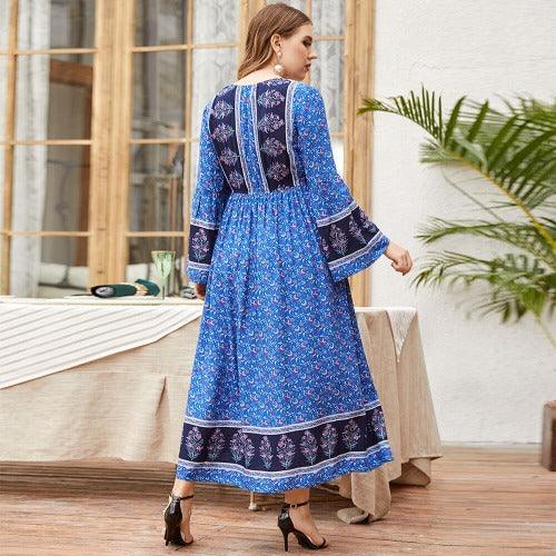 Blue Long sleeves,Embroidery Floral Long Sleeve Casual Long, Neck Long Sleeve Chain Print Retro Vintage Dress, Belted Maxi, V Neck High Waist Short Mini Dress, Long Sleeve Solid, Irregular Dress Tunic Mini Dress,Plus Size Women Short Sleeve, Print Patchwork Causal Dress Loose Overs, Maxi Irregular Dresses, Plus Size Patchwork Causal Dress Loose Oversized Maxi Irregular Dresses, Plus Size Beading, Spring Dress Beading Pleated Elegant Party Dress Belted Loose Oversized Plus Size Women Clothing ,iBuyXi.com