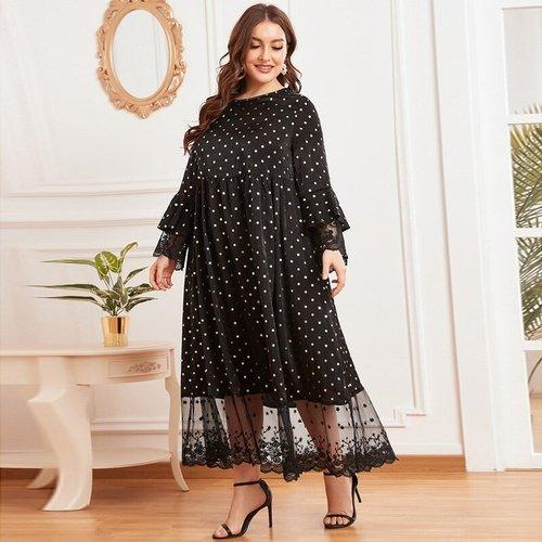 navy blue dress for baby girl TACSTRUN Women's Plus Size Christmas Maxi Dresses Long Sleeves Lapel Lace  Up Plaid Curved Hem Fall Winter Dress,Brass,M at Amazon Women's Clothing  store main image 0