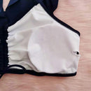 Plus Size Off Shoulder High Waisted Ruffled Tankini Set, iBuyXi.com, Plus size swimwear, plus size summer outfits, Bikini set, women clothing, blue sexy swimsuits, bathing suits. free shipping, Brazilian style swimsuits 