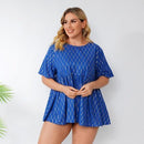 Summer Blouse, Plus Size 4XL 5XL,Women Tops, Short Sleeve, Striped Print, Casual Blouse Loose Oversized Ladies,Tunic Tops, Plus Size Short Sleeve Striped Print Casual Blouse Tunic Tops, Short Midi Dresses,iBuyXi.com