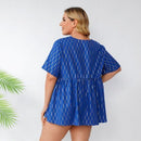 Summer Blouse, Plus Size 4XL 5XL,Women Tops, Short Sleeve, Striped Print, Casual Blouse Loose Oversized Ladies,Tunic Tops, Plus Size Short Sleeve Striped Print Casual Blouse Tunic Tops, Short Midi Dresses,iBuyXi.com