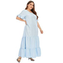 Oversized Maxi, Turn Down Collar, Half Sleeve, Colorful Multicolor Striped Dress, Shirt Dress Women Summer, Half Sleeve Colorful Multicolor Striped Dress Loose Oversized, Maxi Long Beach Dresses, Three Quarter Sleeve Casual Tunic Dress, Knee Length Plus Size Short Midi Dresses,iBuyXi.com