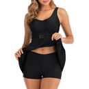 Plus Size Female Tankini Swimwear, Two Piece Solid New Sport Swimsuit Women Beachwear bathing suit, iBuyXi.com, Summer collection, women clothing, plus size women fashion, online shopping store