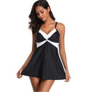 Plus Size V-Neck Tankini Set, iBuyXi.com, Plus Size Beachwear, Plus Size Women Clothing, Plus Size Bathing Suit