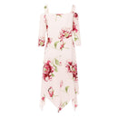 Plus Size Long Sleeves V Neck Embroidery Ruffles Maxi Long, Boho Beach Dress,2 Type Sleeve: Long sleeves, Sleeveless Maxi Floor Length, Exquisite Floral Printed, Deep V Neck, Bright Flower Pattern, Well-matched Waistband Belt, Loose but Curvy, Flowy well, Cute and Elegant, iBuyXi.com