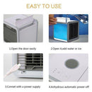 Portable Air Cooler Fan Mini USB ,Air Conditioner 7 Colors Light Desktop Air Cooling Fan Humidifier Purifier For Office Bedroom,iBuyXi.com