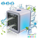 Portable Air Cooler Fan Mini USB ,Air Conditioner 7 Colors Light Desktop Air Cooling Fan Humidifier Purifier For Office Bedroom,iBuyXi.com